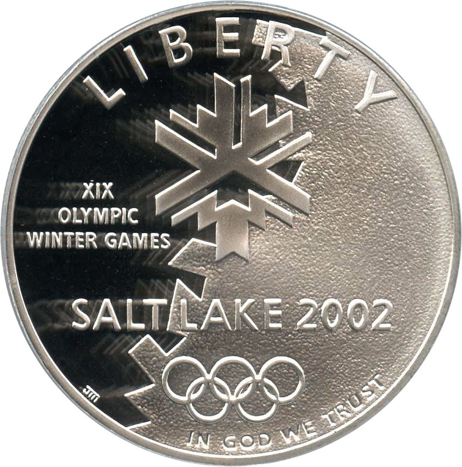 image for: 2002-P Salt Lake City Olympics $1 PCGS Proof 69 DCAM - No Reserve!