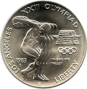 image for: 1983-S Olympic $1 PCGS MS69