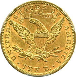 image for: 1890 $10 PCGS MS61 - No Reserve!