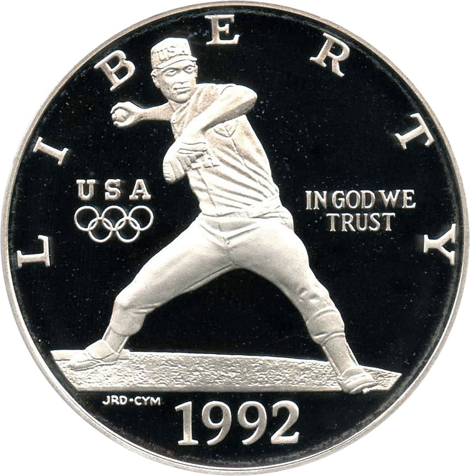 image for: 1992-S Olympic Baseball $1 PCGS Proof 69 DCAM - No Reserve!