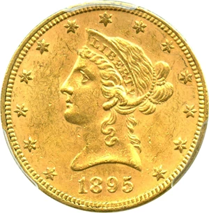 image for: 1895 $10 PCGS MS62 - No Reserve!
