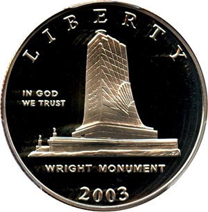 image for: 2003-P First Flight 50c PCGS Proof 69 DCAM