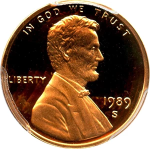 image for: 1989-S 1c PCGS Proof 69 RD DCAM
