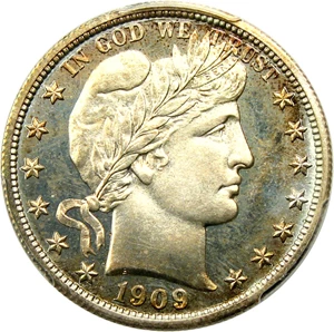 image for: 1909 50c PCGS/CAC Proof 66 - No Reserve!