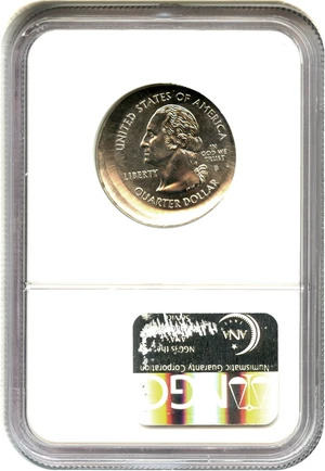 image for: 2000-P New Hampshire 25c NGC MS66 (Broadstruck)