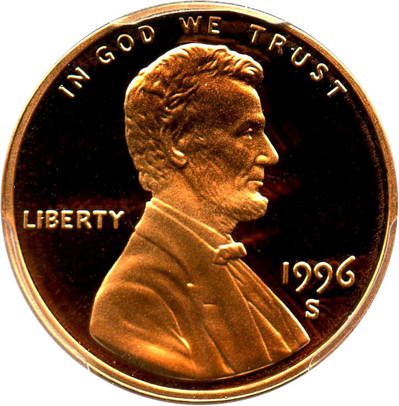 image for: 1996-S 1c PCGS Proof 69 RD DCAM - No Reserve!
