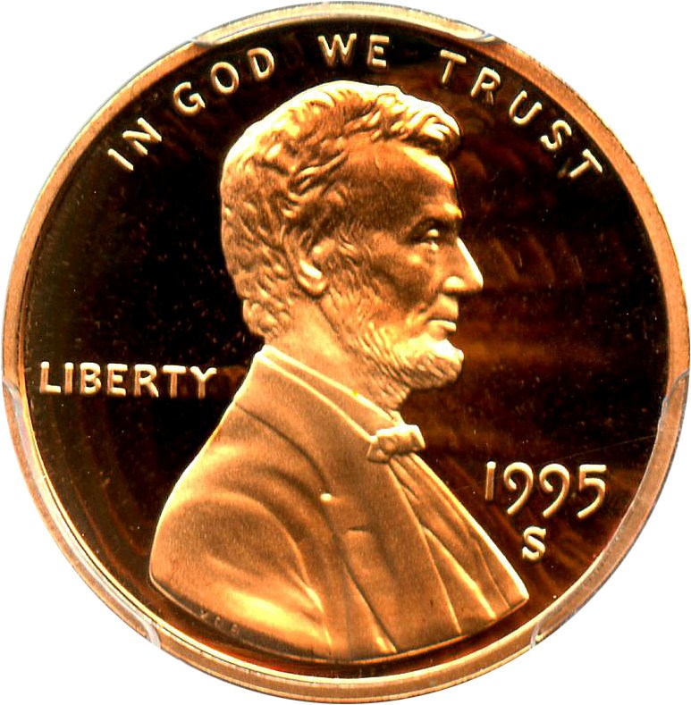 image for: 1995-S 1c PCGS Proof 69 RD DCAM