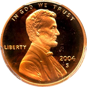 image for: 2004-S 1c PCGS Proof 70 RD DCAM - No Reserve!