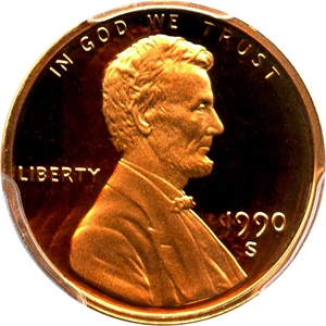 image for: 1990-S 1c PCGS Proof 70 RD DCAM - No Reserve!