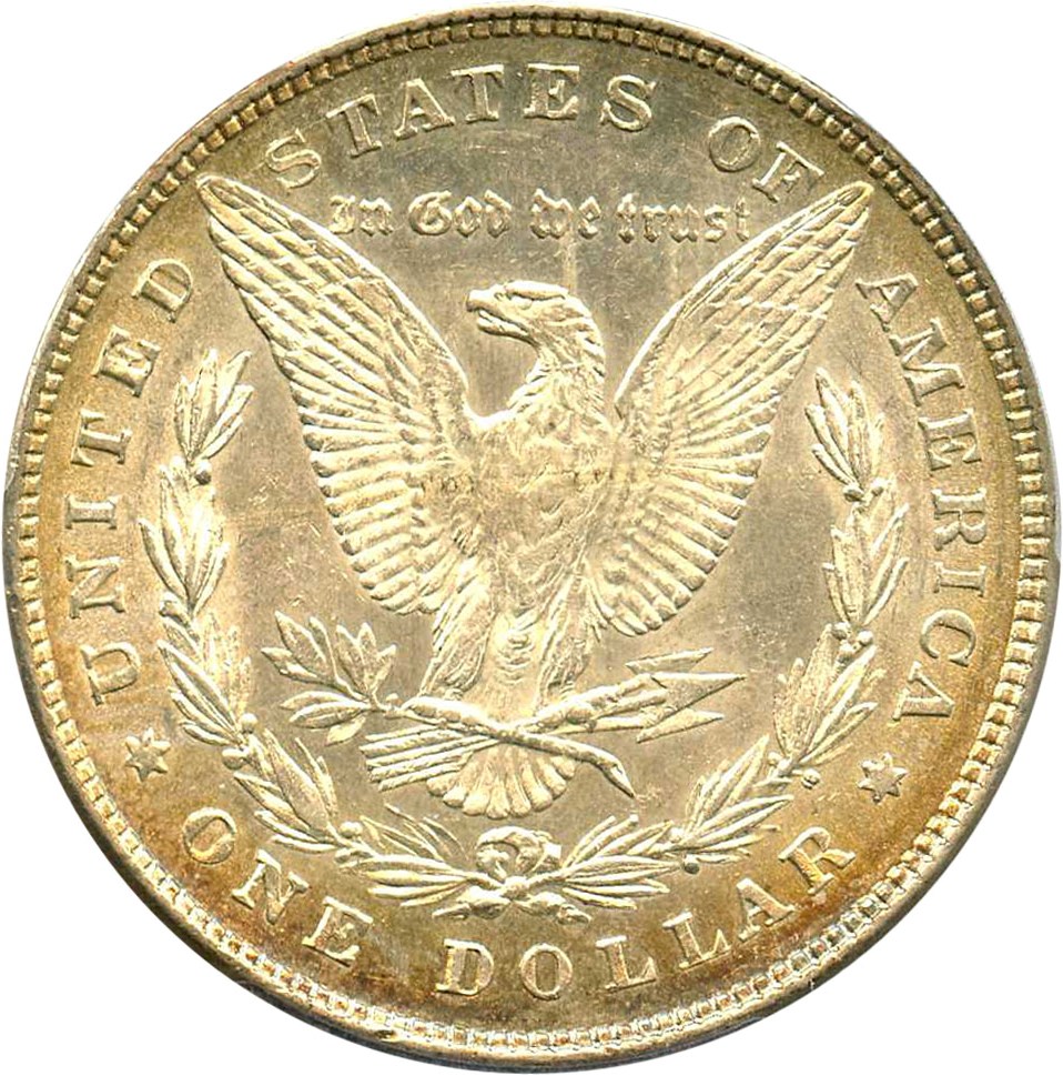 image for: 1878 8TF $1 PCGS AU58 (VAM-8, Stick Feather)