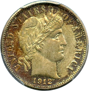image for: 1912-D 10c PCGS/CAC MS65 - No Reserve!