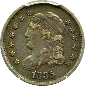 image for: 1835 H10c PCGS XF40 (Large Date, Large 5C)