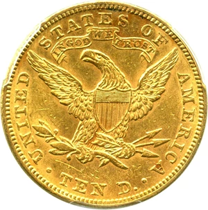 image for: 1888 $10 PCGS MS61 - No Reserve!