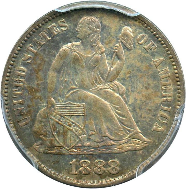 image for: 1888 10c PCGS Proof 64