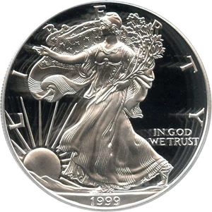 image for: 1999-P Silver Eagle $1 PCGS Proof 69 DCAM - No Reserve!