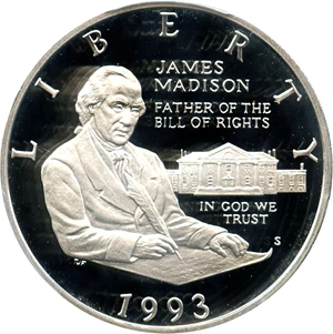 image for: 1993-S Madison 50c PCGS Proof 69 DCAM - No Reserve!