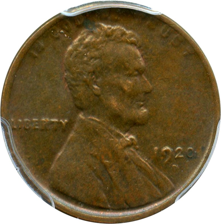 image for: 1920-D 1c PCGS AU58