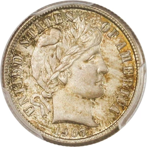 image for: 1907-O 10c PCGS/CAC MS65 - Pretty Gem