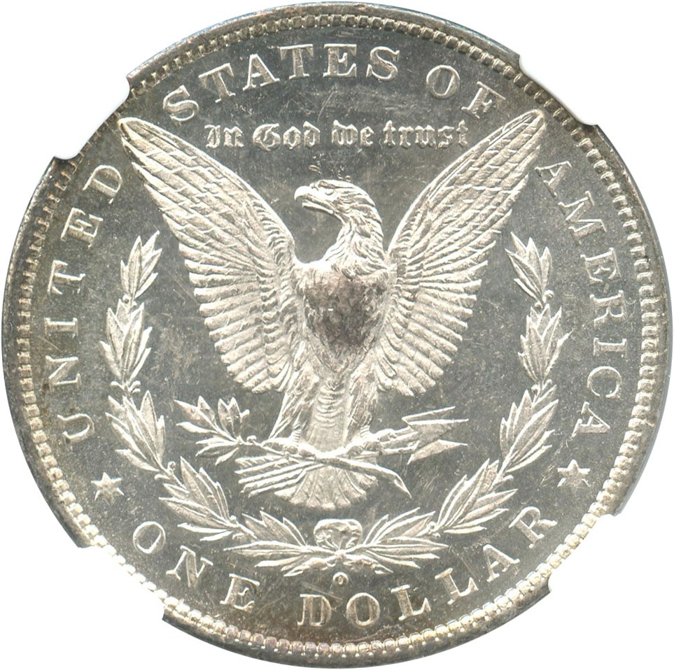 image for: 1880-O $1 NGC MS61 PL