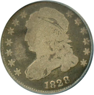 image for: 1828 10c PCGS Good-4 (Small Date)