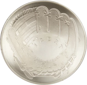 image for: 2014-P Baseball Hall of Fame $1 PCGS MS69