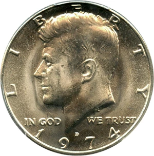 image for: 1974-D 50c PCGS MS66+