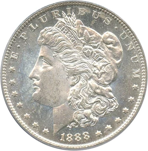 image for: 1888-O $1 PCGS MS64 PL