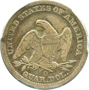 image for: 1859-O 25c PCGS VF20