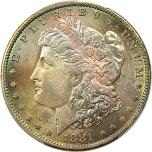 image for: 1881-O $1 PCGS MS66 - Important Morgan Grade Rarity - Only 2 Finer