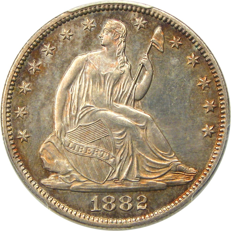 image for: 1882 50c PCGS Proof 62