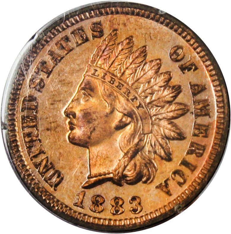 image for: 1883 1c PCGS Proof 65 RD (OGH Rattler Holder) - No Reserve!