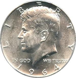 image for: 1964 50c PCGS MS65