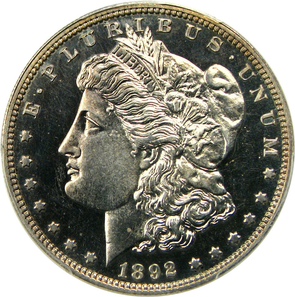 image for: 1892 $1 PCGS Proof 63+