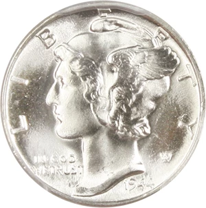 image for: 1944 10c PCGS MS67 FB - Registry Quality Gem