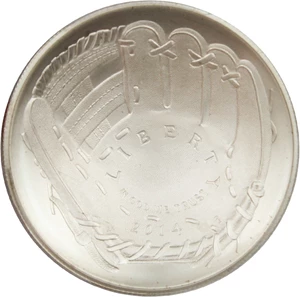 image for: 2014-P Baseball Hall of Fame $1 PCGS MS69