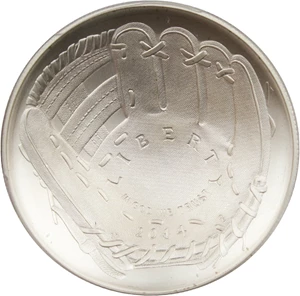 image for: 2014-P Baseball Hall of Fame $1 PCGS MS69