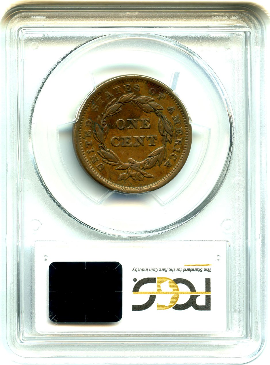 image for: 1842 1c PCGS VF30 (Small Date)