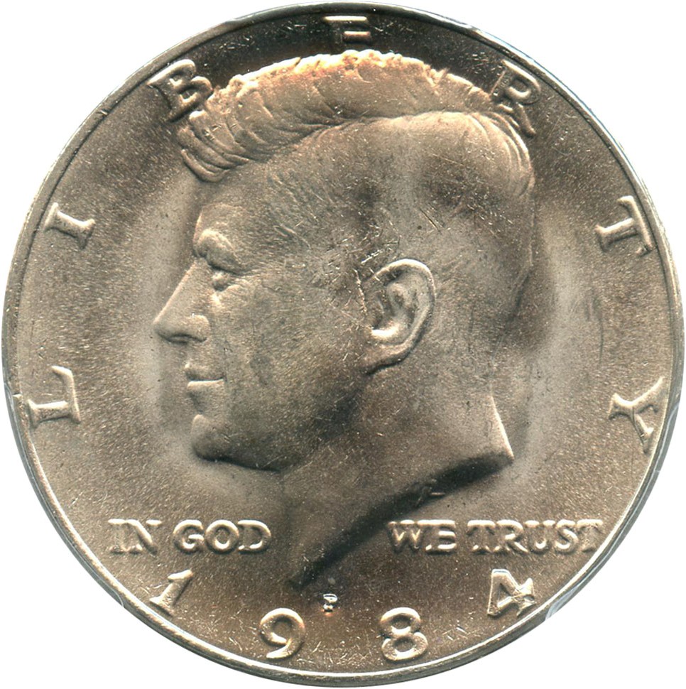 image for: 1984-P 50c PCGS MS66+