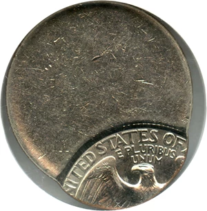 image for: 1998-P 25c NGC MS64 (Struck 65% off Center)
