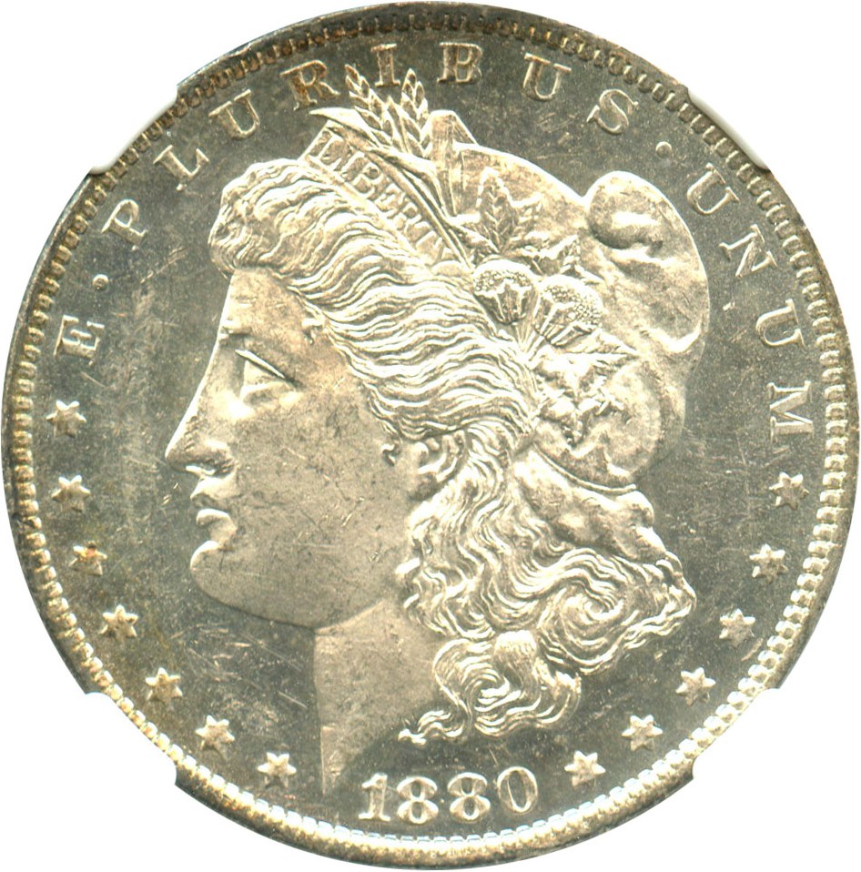 image for: 1880-O $1 NGC MS61 PL