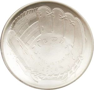 image for: 2014-P Baseball Hall of Fame $1 PCGS MS69
