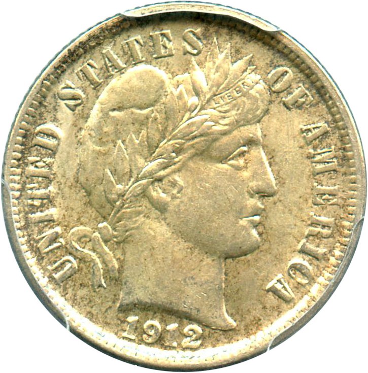 image for: 1912-S 10c PCGS MS62