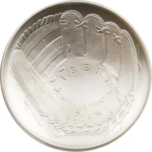 image for: 2014-P Baseball Hall of Fame $1 PCGS MS69
