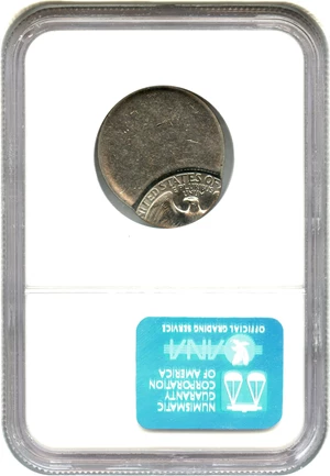 image for: 1998-P 25c NGC MS64 (Struck 65% off Center)