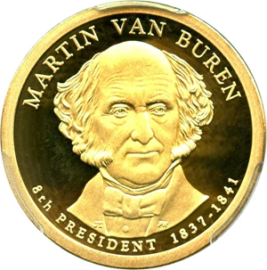 image for: 2008-S Martin Van Buren $1 PCGS Proof 70 DCAM (First Strike) - No Reserve!