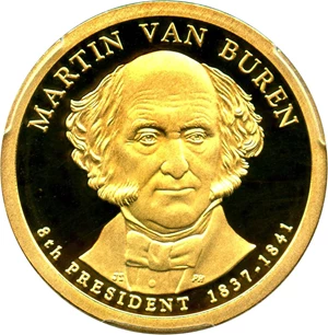 image for: 2008-S Martin Van Buren $1 PCGS Proof 70 DCAM - No Reserve!