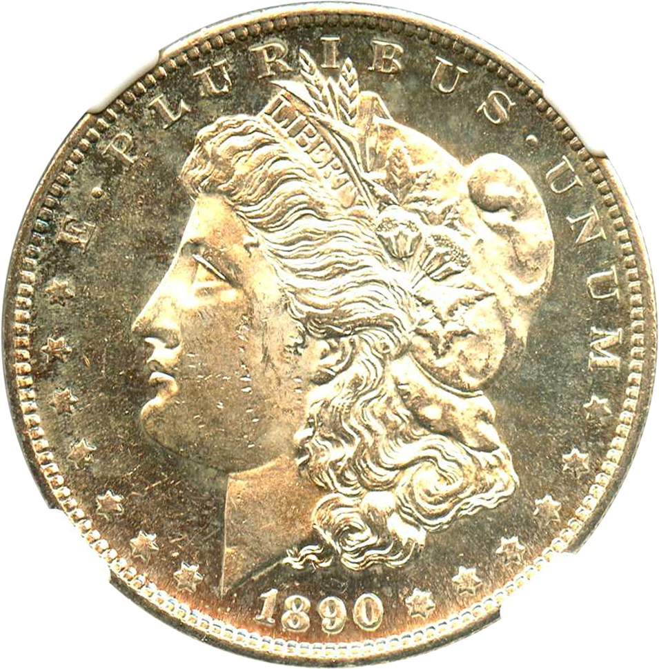 image for: 1890-S $1 NGC MS63 DMPL