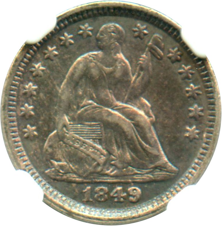 image for: 1849 H10c NGC AU50