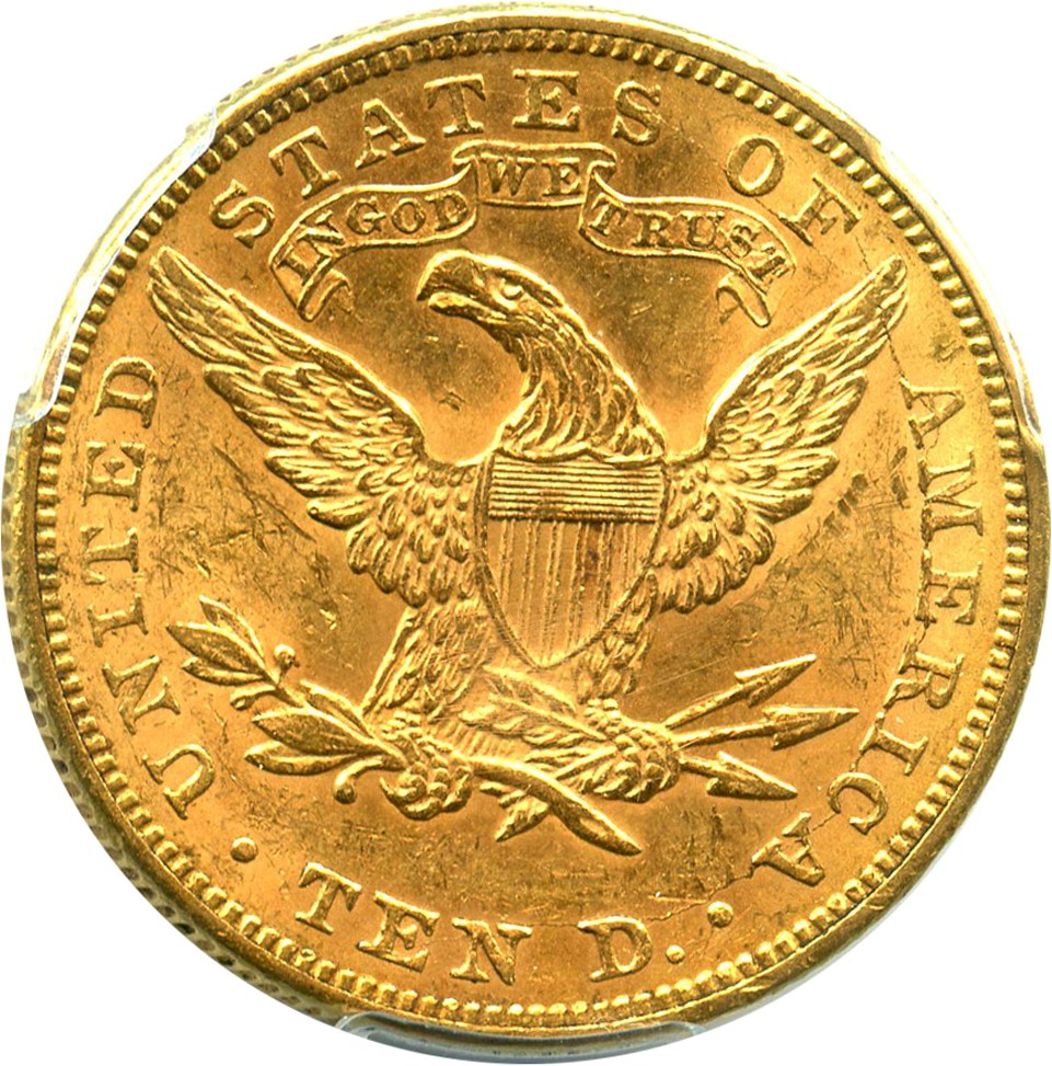 image for: 1891 $10 PCGS MS61 - No Reserve!