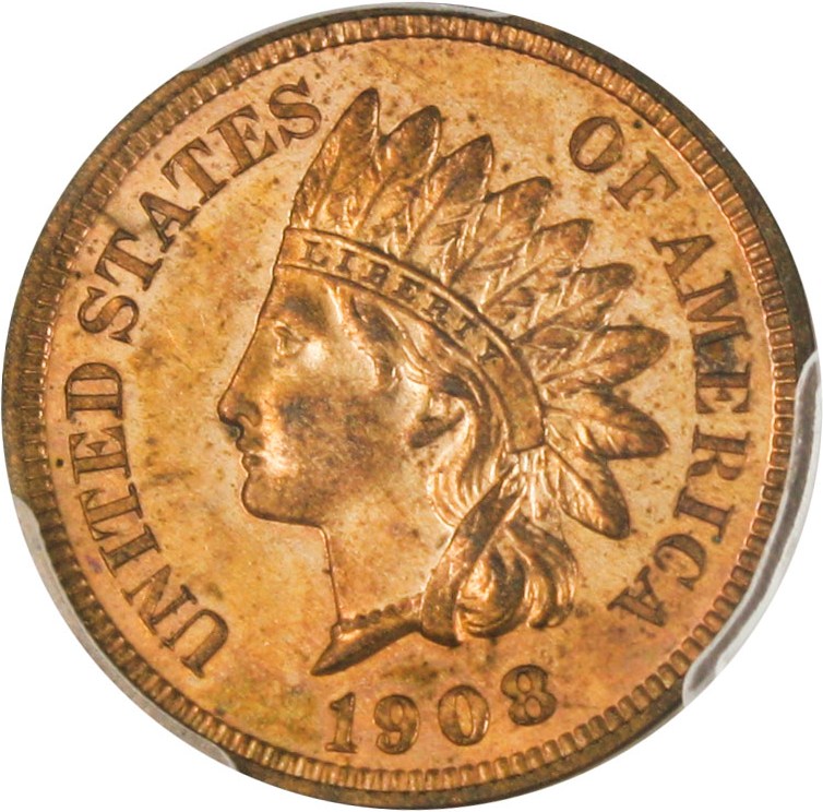 image for: 1908 1c PCGS Proof 64 RB